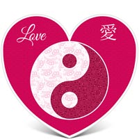 YinYang Heart-Card