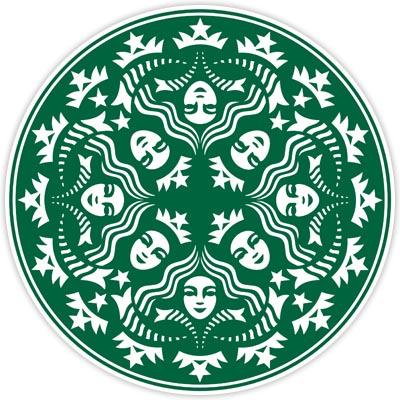 Quiz Karte und Logo-Recycling: Starbucks