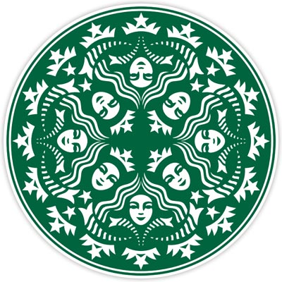 Quiz Karte und Logo-Recycling: Starbucks